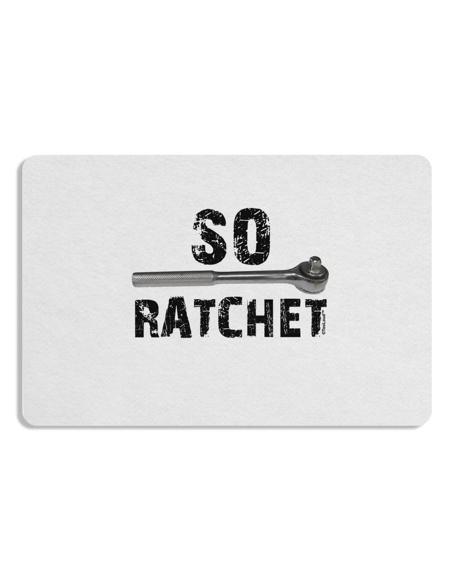 So Ratchet Placemat Set of 4 Placemats-Placemat-TooLoud-White-Davson Sales