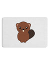 Cute Beaver Placemat Set of 4 Placemats-Placemat-TooLoud-White-Davson Sales