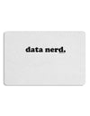 Data Nerd Simple Text Placemat by TooLoud Set of 4 Placemats-Placemat-TooLoud-White-Davson Sales