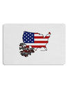 American Roots Design - American Flag Placemat by TooLoud Set of 4 Placemats-Placemat-TooLoud-White-Davson Sales
