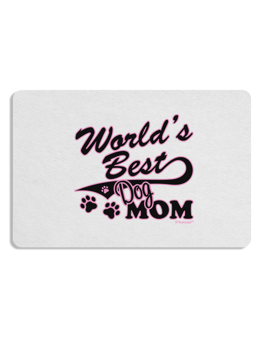 World's Best Dog Mom Placemat by TooLoud Set of 4 Placemats-Placemat-TooLoud-White-Davson Sales