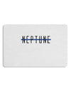 Planet Neptune Text Only Placemat by TooLoud Set of 4 Placemats-Placemat-TooLoud-White-Davson Sales