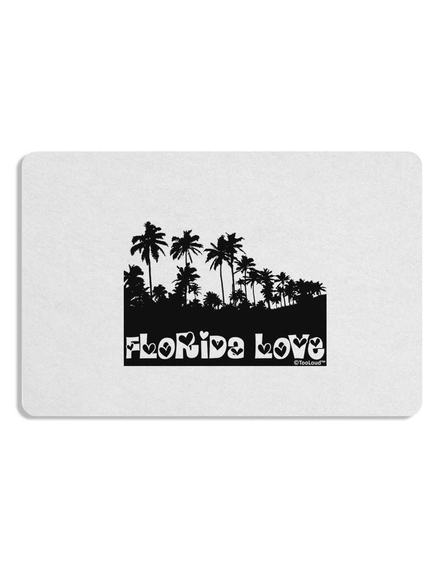 Florida Love - Palm Trees Cutout Design Placemat by TooLoud Set of 4 Placemats-Placemat-TooLoud-White-Davson Sales