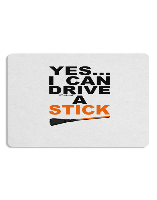 Drive Stick Orange Placemat Set of 4 Placemats-Placemat-TooLoud-White-Davson Sales
