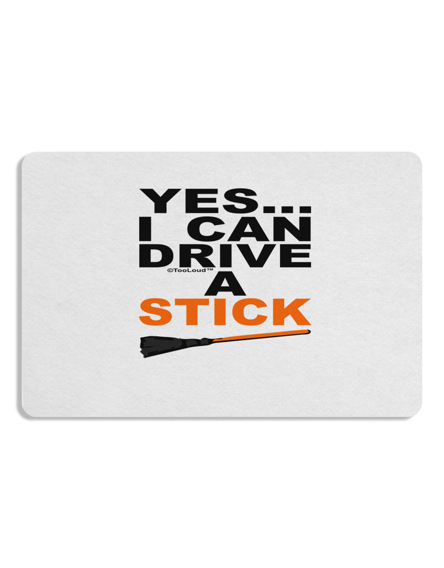 Drive Stick Orange Placemat Set of 4 Placemats-Placemat-TooLoud-White-Davson Sales