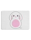 TooLoud Cute Bunny with Floppy Ears - Pink Placemat Set of 4 Placemats-Placemat-TooLoud-White-Davson Sales