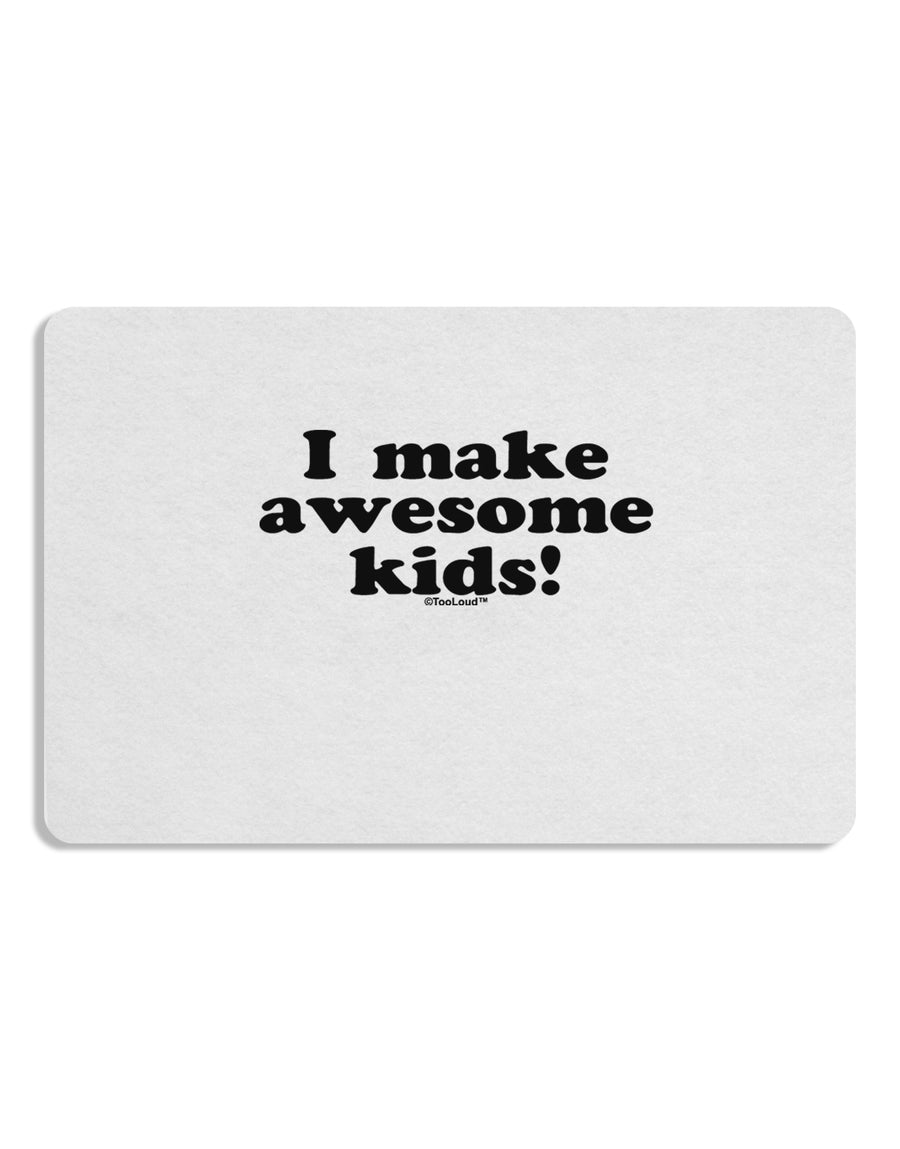 I Make Awesome Kids Placemat by TooLoud Set of 4 Placemats-Placemat-TooLoud-White-Davson Sales