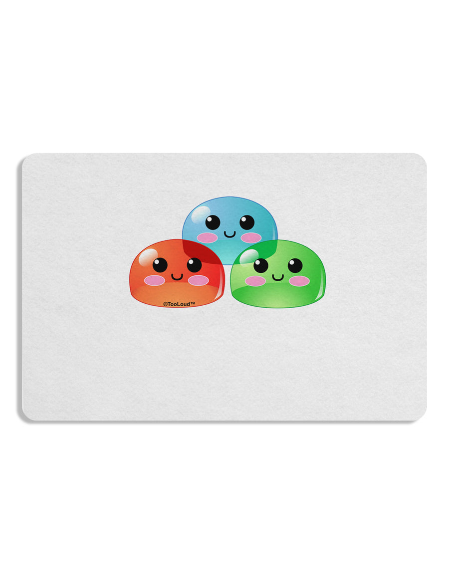 Cute RPG Slime - Trio Placemat by TooLoud Set of 4 Placemats-Placemat-TooLoud-White-Davson Sales