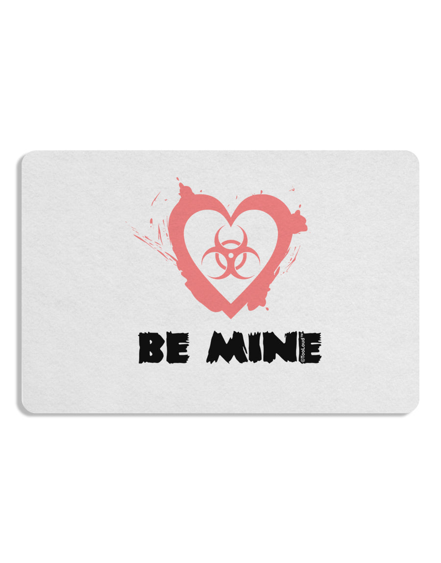 Be Mine - Bio Hazard Heart Placemat by TooLoud Set of 4 Placemats-Placemat-TooLoud-White-Davson Sales