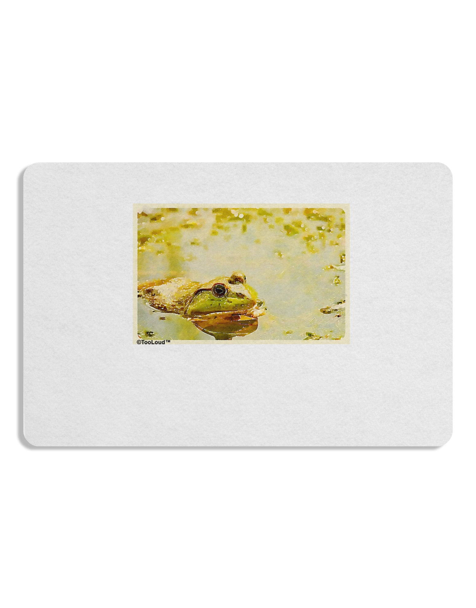 Bullfrog In Watercolor Placemat by TooLoud Set of 4 Placemats-Placemat-TooLoud-White-Davson Sales