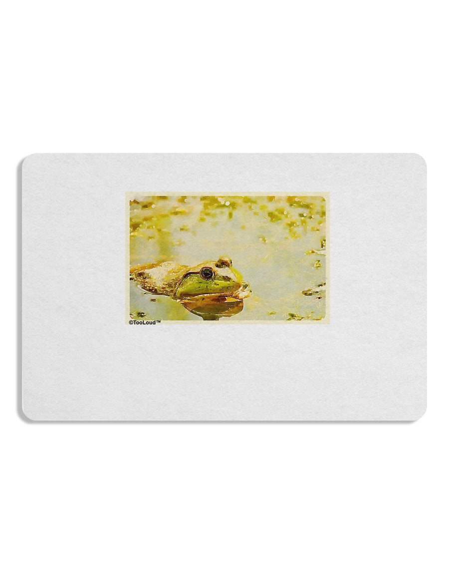 Bullfrog In Watercolor Placemat by TooLoud Set of 4 Placemats-Placemat-TooLoud-White-Davson Sales