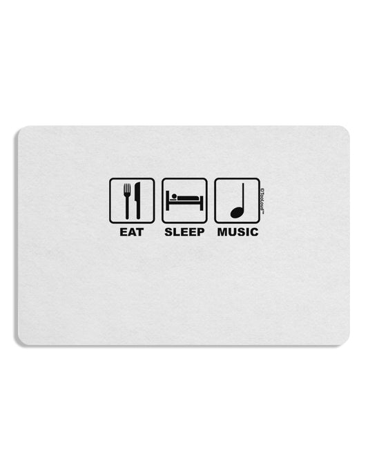 Eat Sleep Music Design Placemat by TooLoud Set of 4 Placemats-Placemat-TooLoud-White-Davson Sales