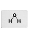 Water Molecule Text Placemat by TooLoud Set of 4 Placemats-Placemat-TooLoud-White-Davson Sales