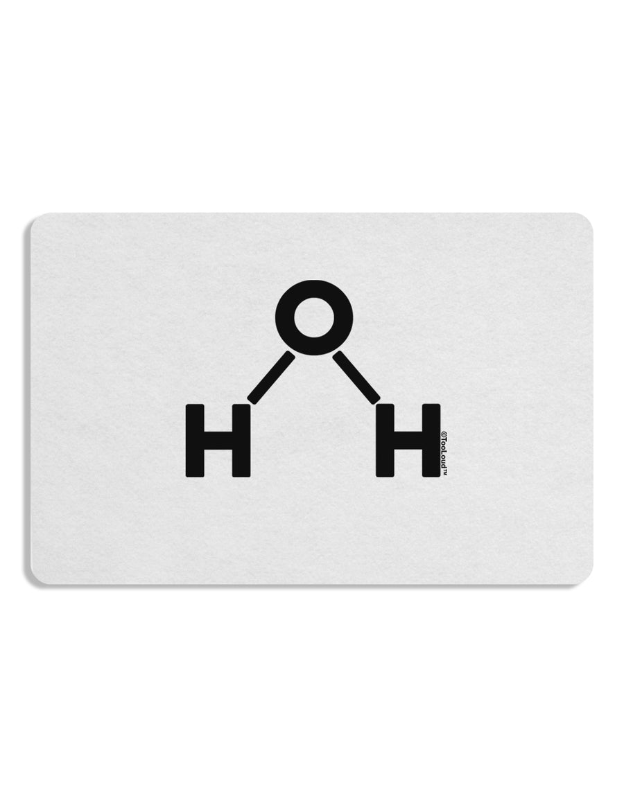 Water Molecule Text Placemat by TooLoud Set of 4 Placemats-Placemat-TooLoud-White-Davson Sales