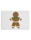 Cute Gingerbread Man Christmas 12 x 18 Placemat Set of 4 Placemats-Placemat-TooLoud-White-Davson Sales