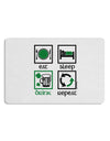 Eat Sleep Drink Green Beer Repeat Placemat Set of 4 Placemats-Placemat-TooLoud-White-Davson Sales