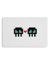 8-Bit Skull Love - Boy and Boy Placemat Set of 4 Placemats-Placemat-TooLoud-White-Davson Sales