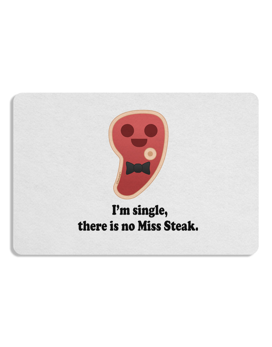 There Is No Miss Steak Placemat by TooLoud Set of 4 Placemats-Placemat-TooLoud-White-Davson Sales