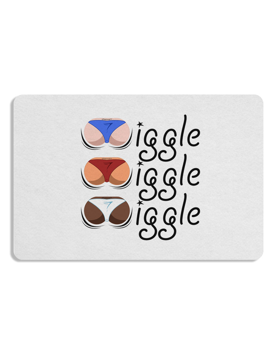 Wiggle Wiggle Wiggle - Twerk Color 12 x 18 Placemat Set of 4 Placemats-Placemat-TooLoud-White-Davson Sales