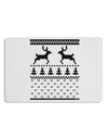 Ugly Christmas Sweater Reindeer Pattern 12 x 18 Placemat Set of 4 Placemats-Placemat-TooLoud-White-Davson Sales