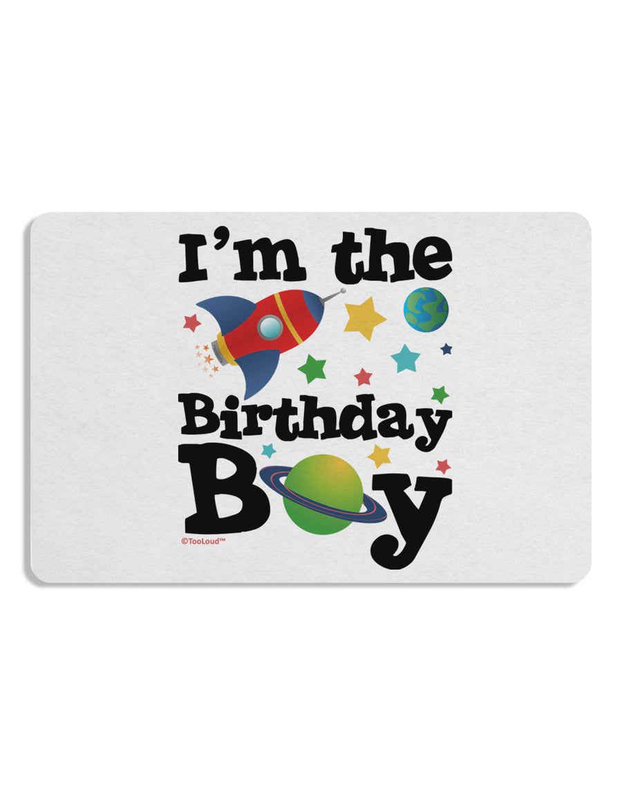 I'm the Birthday Boy - Outer Space Design Placemat by TooLoud Set of 4 Placemats-Placemat-TooLoud-White-Davson Sales