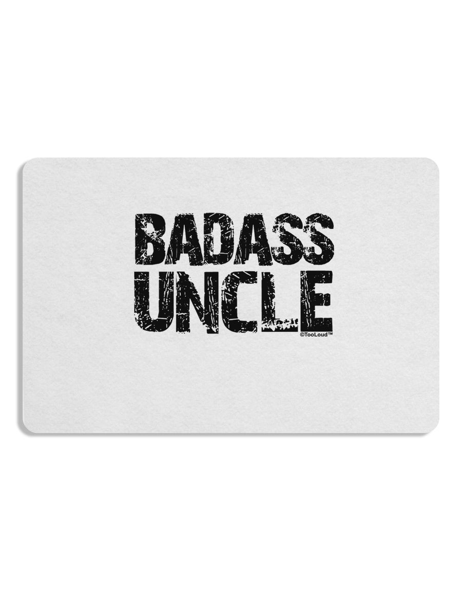 Badass Uncle Placemat by TooLoud Set of 4 Placemats-Placemat-TooLoud-White-Davson Sales