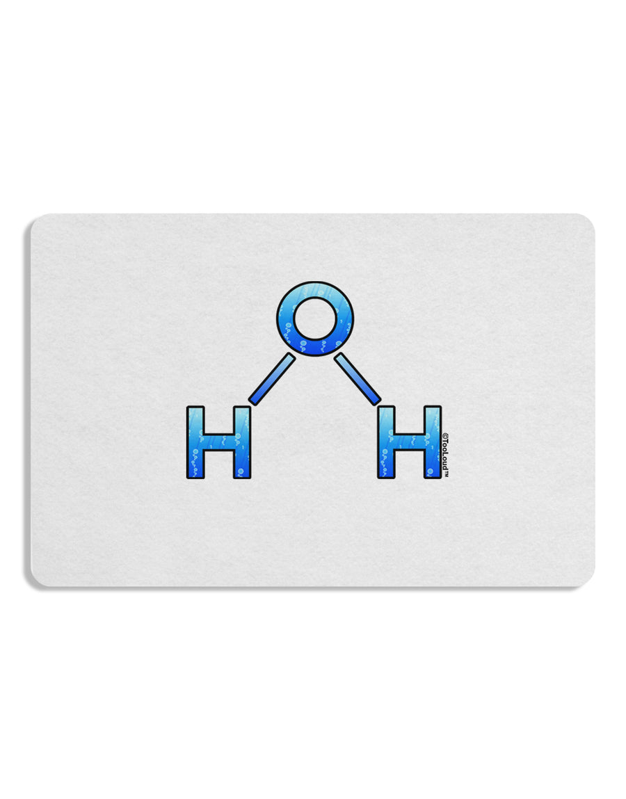 Water Molecule Placemat by TooLoud Set of 4 Placemats-Placemat-TooLoud-White-Davson Sales