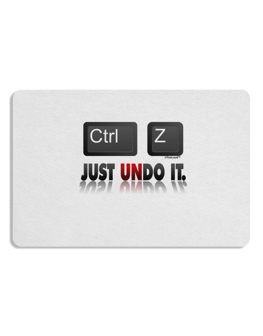 Ctrl Z Just Undo It Placemat Set of 4 Placemats-Placemat-TooLoud-White-Davson Sales