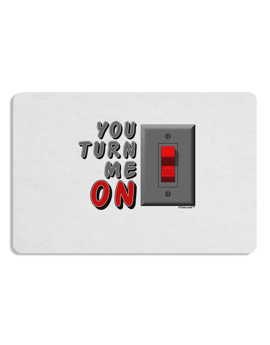 You Turn Me On Switch Placemat Set of 4 Placemats-Placemat-TooLoud-White-Davson Sales