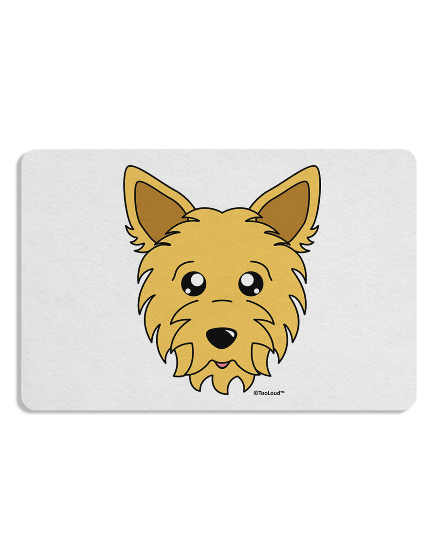 Cute Yorkshire Terrier Yorkie Dog Placemat by TooLoud Set of 4 Placemats-Placemat-TooLoud-White-Davson Sales