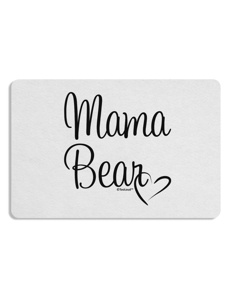 Mama Bear with Heart - Mom Design Placemat by TooLoud Set of 4 Placemats-Placemat-TooLoud-White-Davson Sales