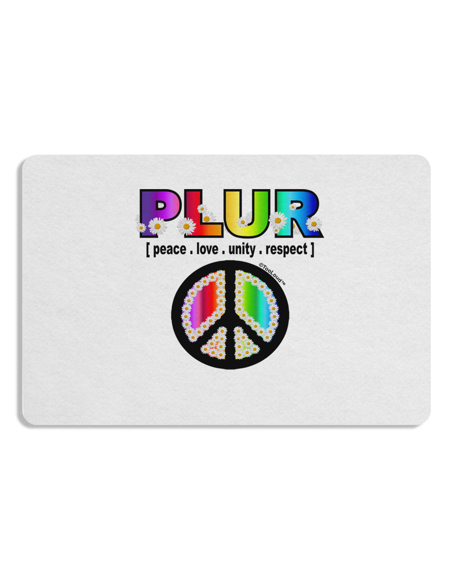 PLUR Rainbow Placemat Set of 4 Placemats-Placemat-TooLoud-White-Davson Sales