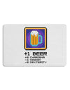 Pixel Beer Item Placemat Set of 4 Placemats-Placemat-TooLoud-White-Davson Sales