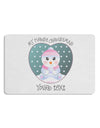 Personalized My First Christmas Snowbaby Girl Placemat Set of 4 Placemats-Placemat-TooLoud-White-Davson Sales