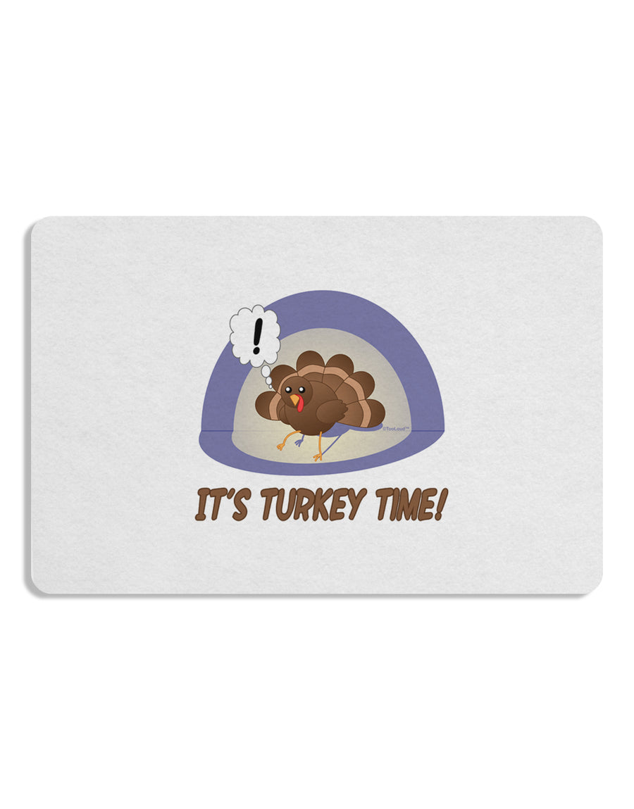 Escaping Turkey - Turkey Time Funny 12 x 18 Placemat Set of 4 Placemats-Placemat-TooLoud-White-Davson Sales