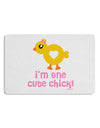 I'm One Cute Chick Placemat by TooLoud Set of 4 Placemats-Placemat-TooLoud-White-Davson Sales