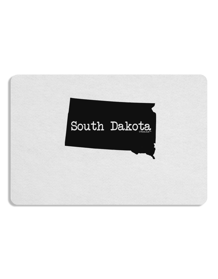 South Dakota - United States Shape Placemat by TooLoud Set of 4 Placemats-Placemat-TooLoud-White-Davson Sales