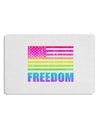 American Pride - Rainbow Flag - Freedom Placemat Set of 4 Placemats-Placemat-TooLoud-White-Davson Sales