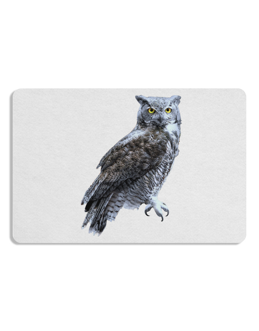 Great Horned Owl Photo Placemat Set of 4 Placemats-Placemat-TooLoud-White-Davson Sales