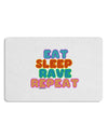 Eat Sleep Rave Repeat Hypnotic Placemat by TooLoud Set of 4 Placemats-Placemat-TooLoud-White-Davson Sales