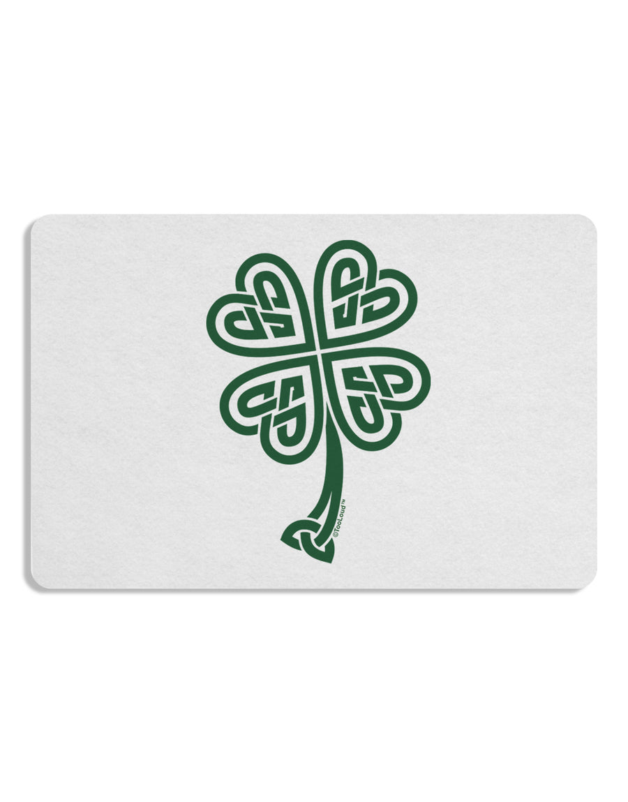 Celtic Knot 4 Leaf Clover St Patricks Placemat Set of 4 Placemats-Placemat-TooLoud-White-Davson Sales