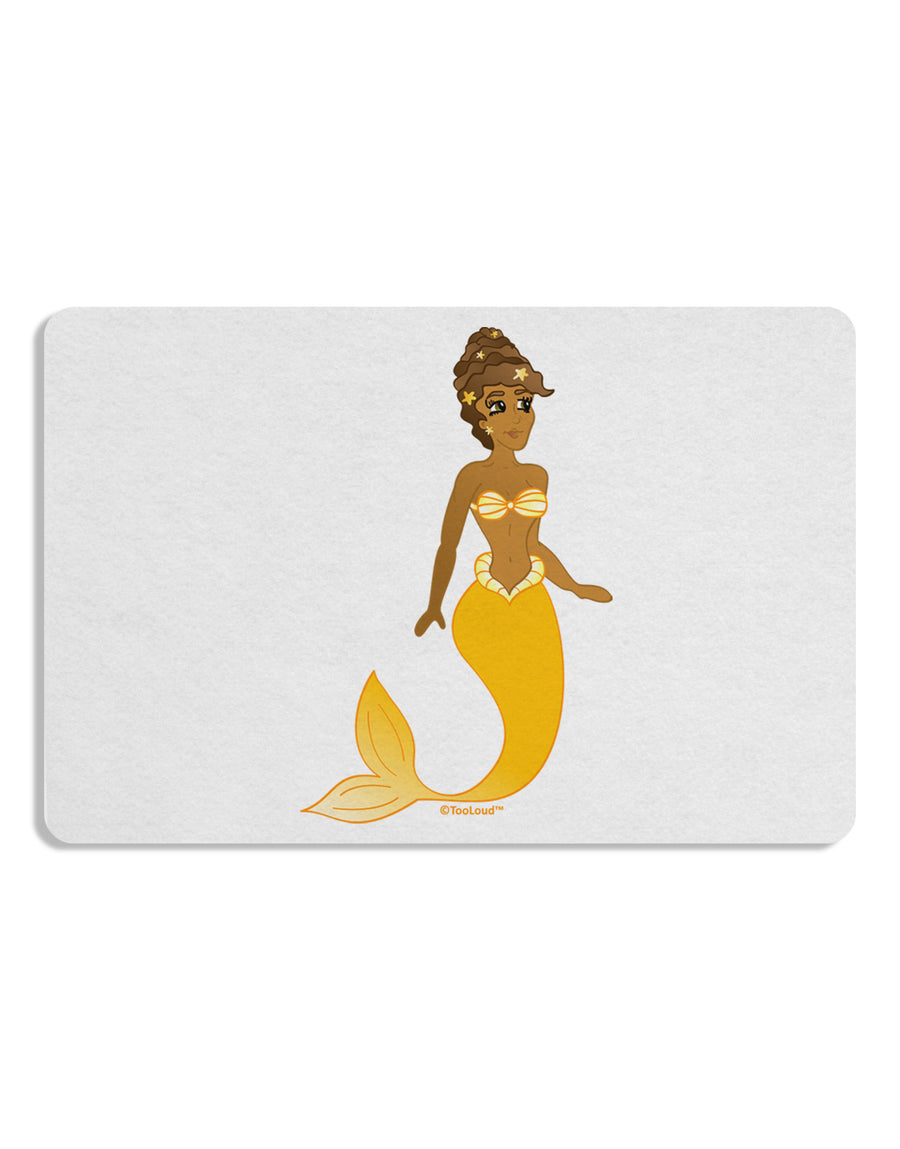 Mermaid Design - Yellow Placemat Set of 4 Placemats-Placemat-TooLoud-White-Davson Sales