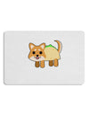 Cute Taco Dog Placemat Set of 4 Placemats-Placemat-TooLoud-White-Davson Sales