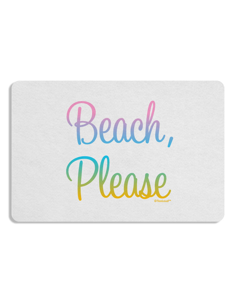 Beach Please - Summer Colors Placemat Set of 4 Placemats-Placemat-TooLoud-White-Davson Sales