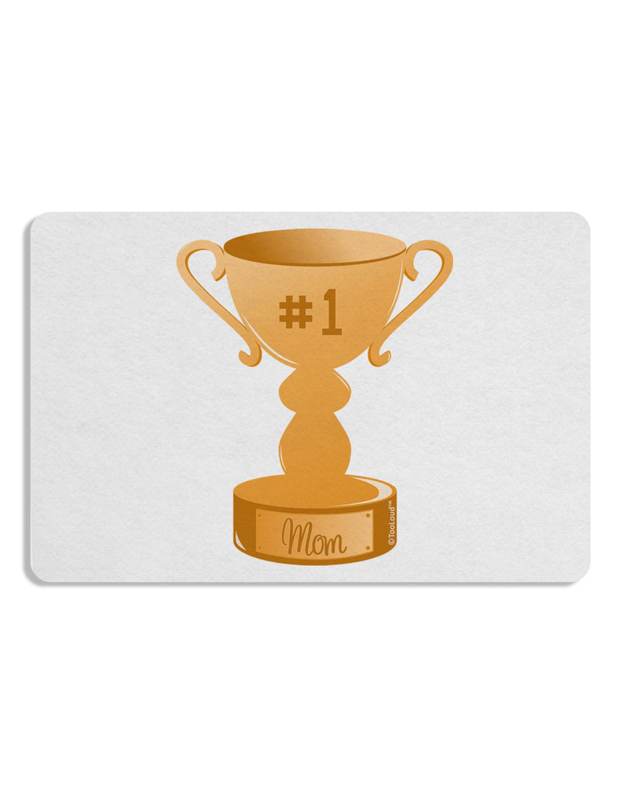 Number One Mom Trophy Placemat by TooLoud Set of 4 Placemats-Placemat-TooLoud-White-Davson Sales