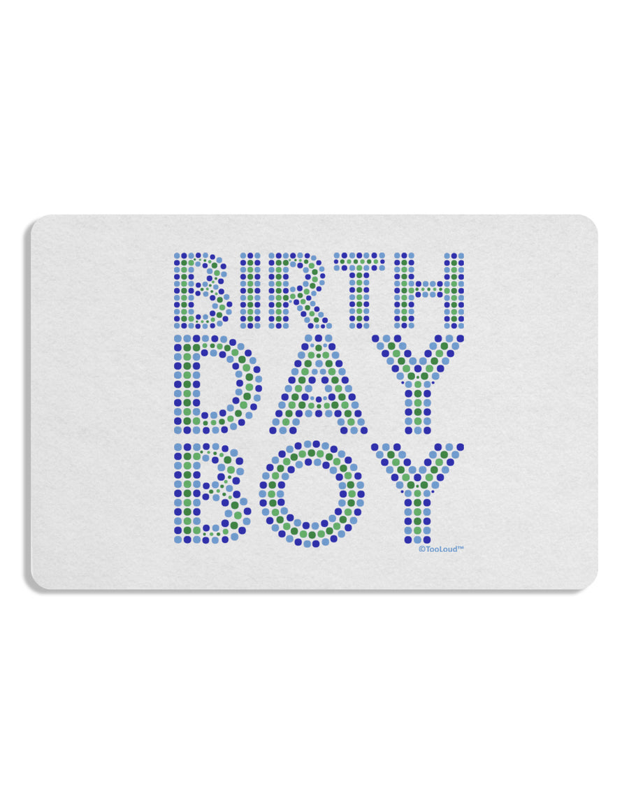 Birthday Boy - Blue and Green Dots Placemat by TooLoud Set of 4 Placemats-Placemat-TooLoud-White-Davson Sales