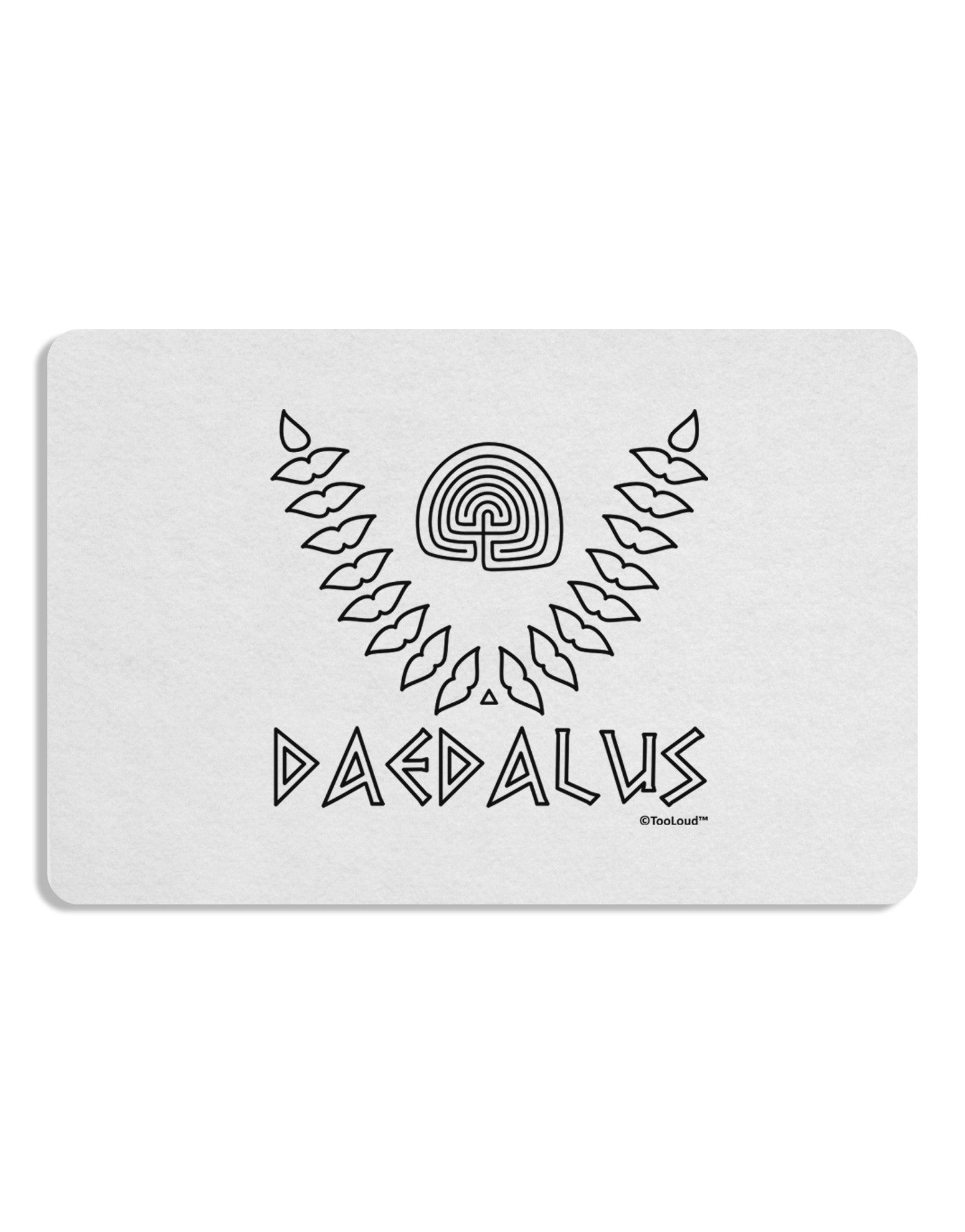 Labyrinth - Daedalus - Greek Mythology 12 x 18 Placemat by TooLoud Set of 4 Placemats-Placemat-TooLoud-White-Davson Sales