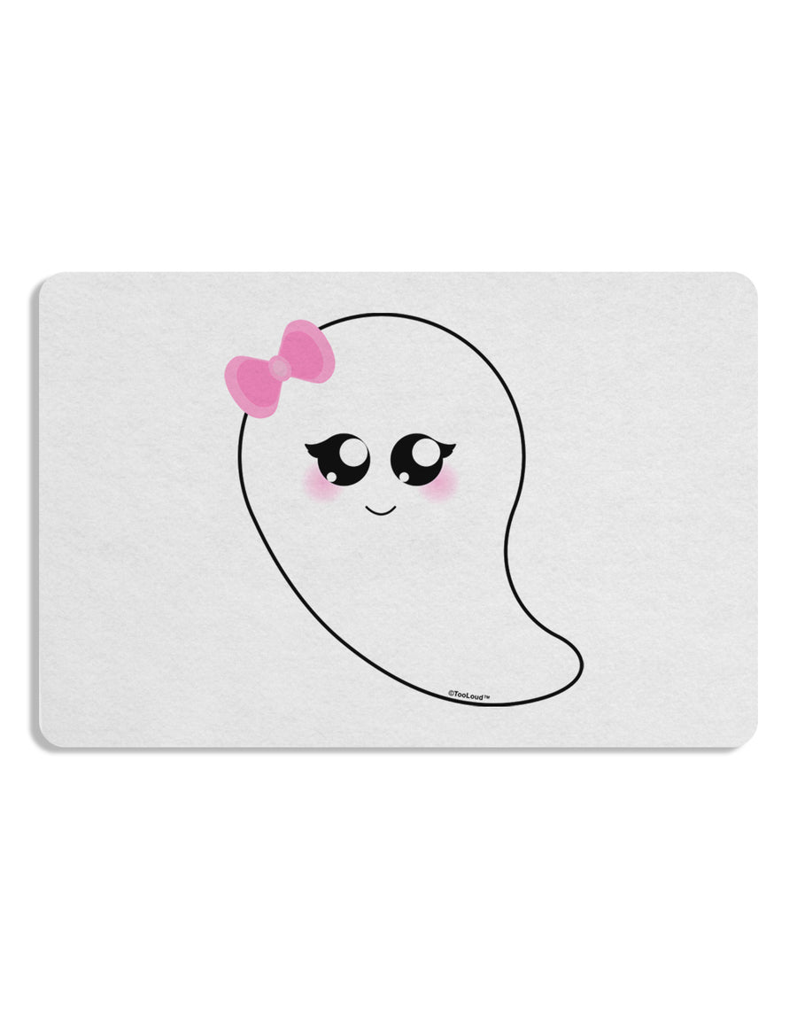 Cute Girl Ghost Halloween 12 x 18 Placemat Set of 4 Placemats-Placemat-TooLoud-White-Davson Sales