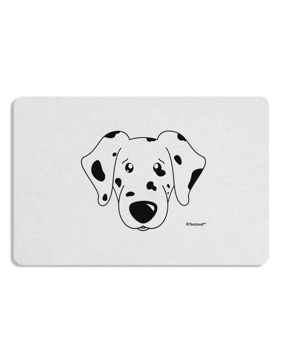 Cute Dalmatian Dog Placemat by TooLoud Set of 4 Placemats-Placemat-TooLoud-White-Davson Sales