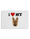 I Heart My - Cute German Shepherd Dog Placemat by TooLoud Set of 4 Placemats-Placemat-TooLoud-White-Davson Sales